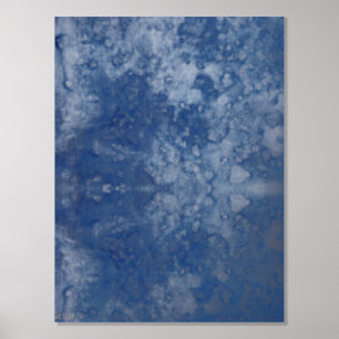 Moon Water Silver Foil Print Foliendrucke