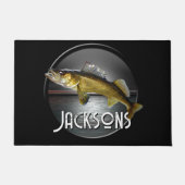 Moon Water & Walleye Pike Fußmatte (Vorderseite)