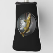 Moon Water & Walleye Pike Golf Headcover (Rotieren 90)