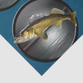 Moon Water & Walleye Pike Seidenpapier (Detail)