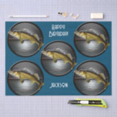 Moon Water & Walleye Pike Seidenpapier (Handwerk)