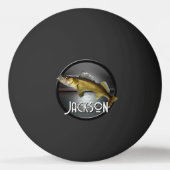 Moon Water & Walleye Pike Tischtennisball (Vorderseite)