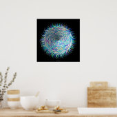 Moon Weave 1 (Hi-res-Print) Poster (Küche)