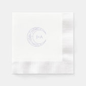 Moon Whimsical Wedding Serviette (Vorderseite)