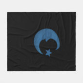 Moon Whimsigoth Fleecedecke (Vorderseite (Horizontal))
