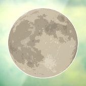 Moon Window Decal Fensteraufkleber (Blatt 3)