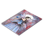 Moon Winter Fantasy Fairy Art Notizblock (Linke Seite)