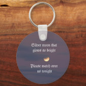 Moon Wish Schlüsselanhänger (Vorderseite)