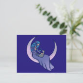 Moon Witch MoonChild Pagan Wicca Kunst, Dichtung u Postkarte (Stehend Vorderseite)