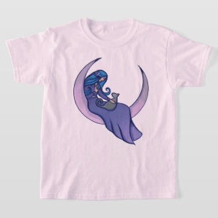 Moon Witch MoonChild Pagan Wicca Kunst, Dichtung u T-Shirt