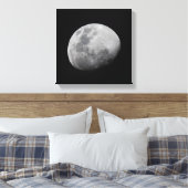 Moon with Black Sky Zambia Leinwanddruck (Insitu (Schlafzimmer))