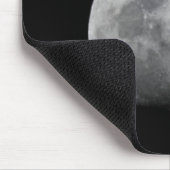 Moon with Black Sky Zambia Mousepad (Ecke)