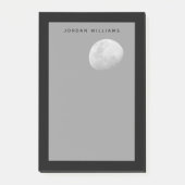 Moon with Black Sky Zambia Post-it Klebezettel (Vorderseite)