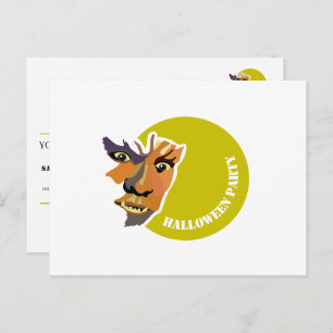 Moon Wolf, Halloween-Party Einladung