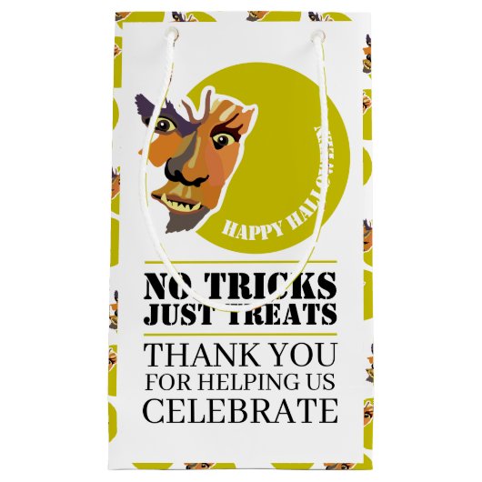 Moon Wolf, Halloween-Party Kleine Geschenktüte (Vorderseite)