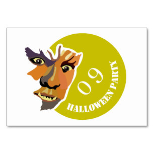 Moon Wolf, Halloween-Party Tischnummer