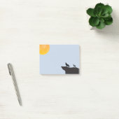 Moon Wolf Post-it Klebezettel (Büro)