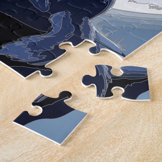 Moon Wolf Puzzle (Seite)