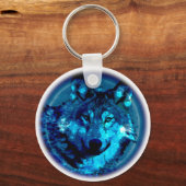 Moon Wolf Schlüsselanhänger (Vorderseite)