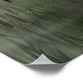 Moon Wolf - Wolf, Tiere Poster (Ecke)