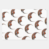 Moon Wrapping Paper Geschenkpapier Set (Vorderseite 3)