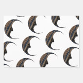 Moon Wrapping Paper Geschenkpapier Set (Vorderseite 2)