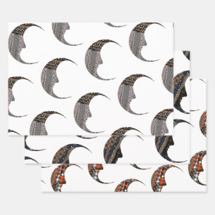 Moon Wrapping Paper Geschenkpapier Set