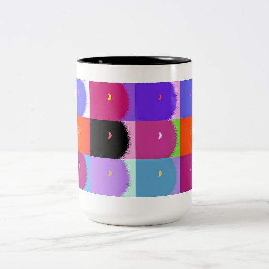 MOON ZWEIFARBIGE TASSE (Mittel)