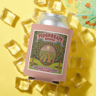 Moonbeam Brand   Vintages Zitruszeichen Dosenkühler