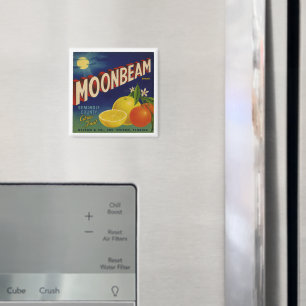 Moonbeam Brand Vintages Zitruszeichen Magnet