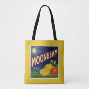 Moonbeam Brand   Vintages Zitruszeichen Tasche
