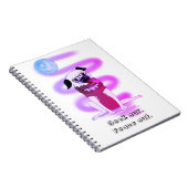 Moonbeam-Mops: SpiralNotebook Notizblock (Rechte Seite)