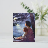 "Moonbeam" von Jessie Willcox Smith Postkarte (Stehend Vorderseite)