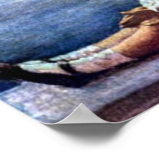 "Moonbeam" von Jessie Willcox Smith - Print Poster (Ecke)