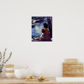 "Moonbeam" von Jessie Willcox Smith - Print Poster (Küche)