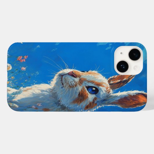 🐇 Moonbloom iPhone Case (Rückseite (Horizontal))