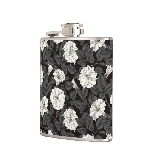 Moonblumen-Flasche Flachmann (Links)