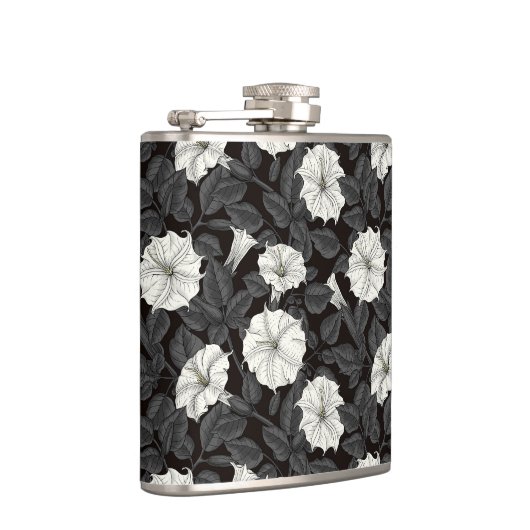 Moonblumen-Flasche Flachmann (Rechts)