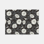 Moonblumen Fleece Blanket (Vorderseite (Horizontal))