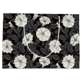 Moonblumen Große Geschenktasche Geschenktüte (Rückseite)
