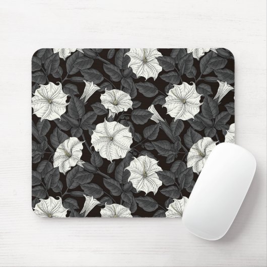 Moonblumen Mauspad (Mit Mouse)