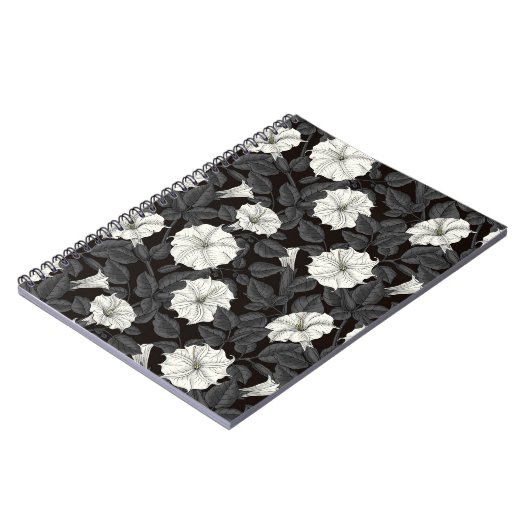 Moonblumen-Notebook Notizblock (Linke Seite)