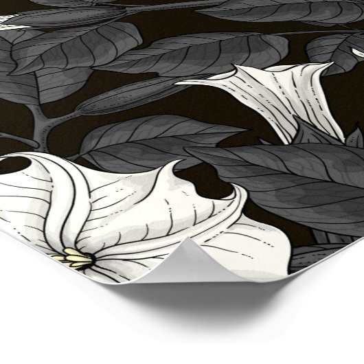 Moonblumen Poster (Ecke)