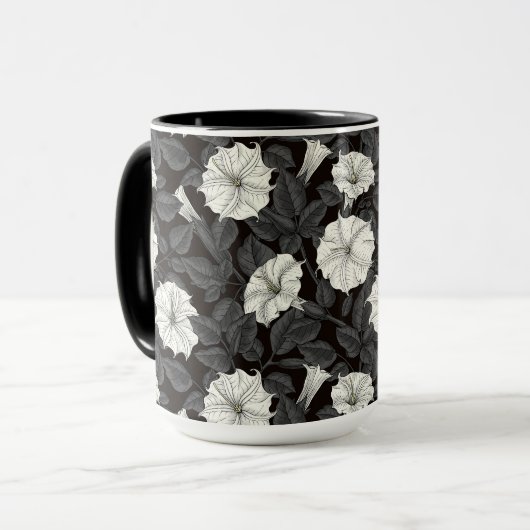 Moonblumen Tasse (Vorderseite Links)