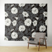 Moonblumen Wandteppich (Beispiel (Horizontal))