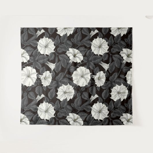 Moonblumen Wandteppich (Vorderseite (Horizontal))