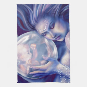 Moonborn - Meerjungfrau und Baby Küchentuch