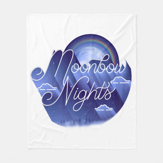 Moonbow Nights Fleece Blanket (Medium) (Vorderseite)