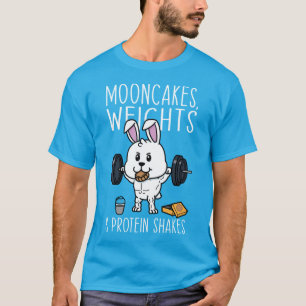 Mooncakes, Weiße und Eiweißshakes, Funny Gym T-Shirt