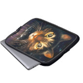 MoonCat Laptopschutzhülle (Vorne Knopf)